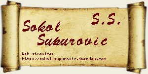 Sokol Supurović vizit kartica